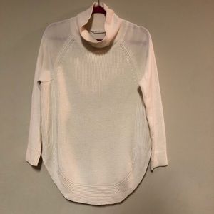 Athleta cream sweater size S